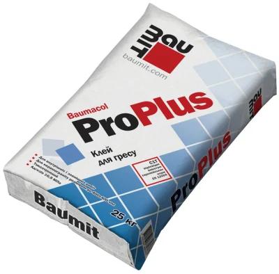 Клейова суміш для облицювання керамогранітними плитами Baumit Baumacol ProPlus 25кг