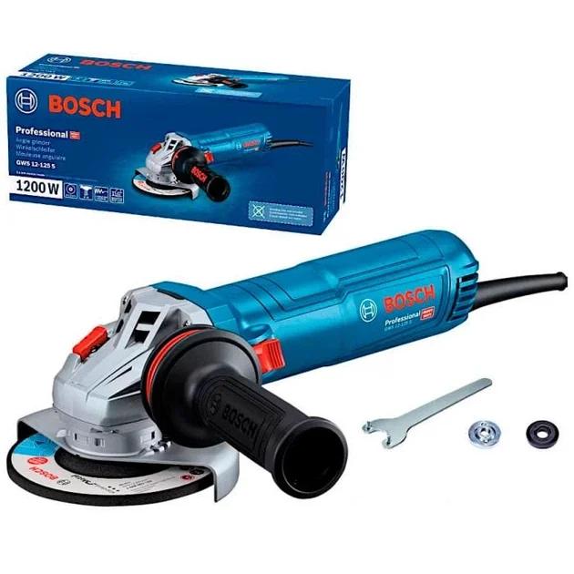 Кутова шліфмашина BOSCH 125мм 1200Вт GWS 12-125S (06013A6020)