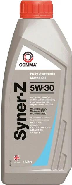 Моторна олива Comma SYNER-Z 5W-30 1л (SYZ1L)