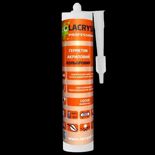 Герметик акриловий Lacrysil кольоровий сосна  280мл