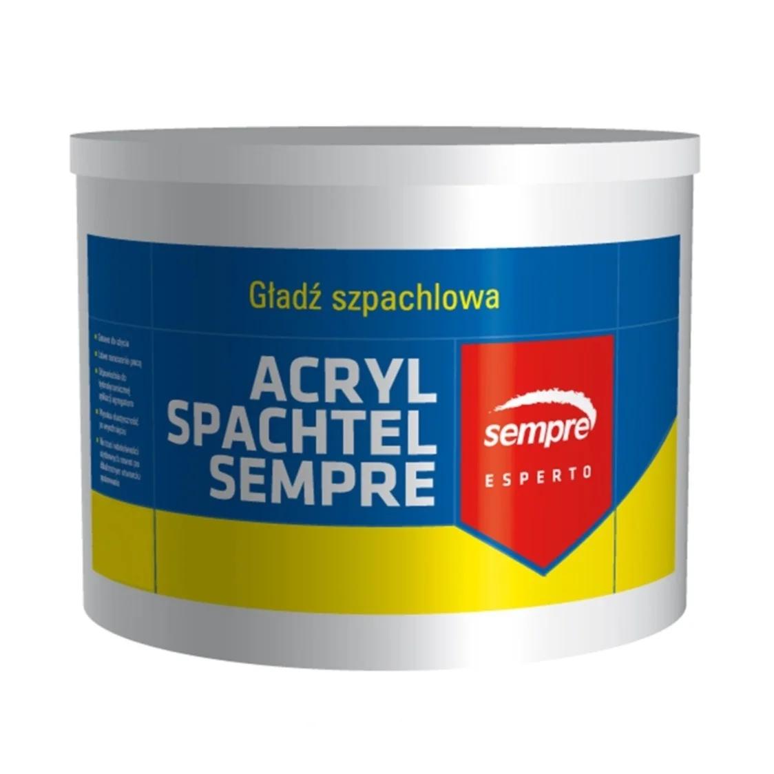 Акрилова шпаклівка SEMPRE готова 5кг